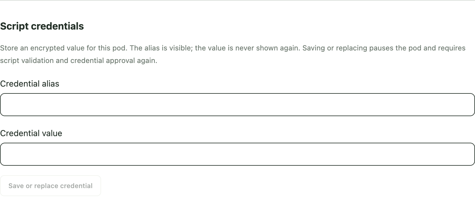Set variables and secrets safely